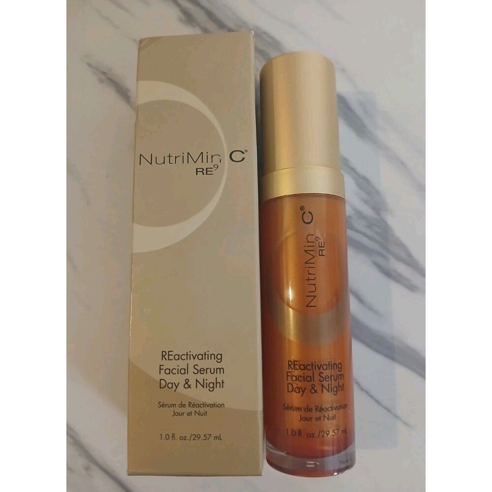 NutriMin C RE9 Reactivating Facial Serum 1oz Arbonne New Open Box